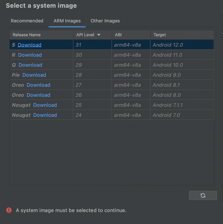 Deploying app debug apk to stuck in ionic android studyraft