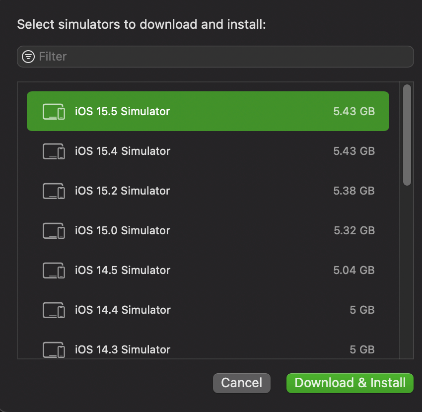 how to add iphone 15 simulator in xcode