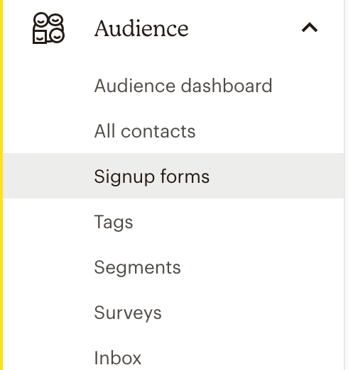 How To Signup Using A Mailchimp Form Studyraft   Image 